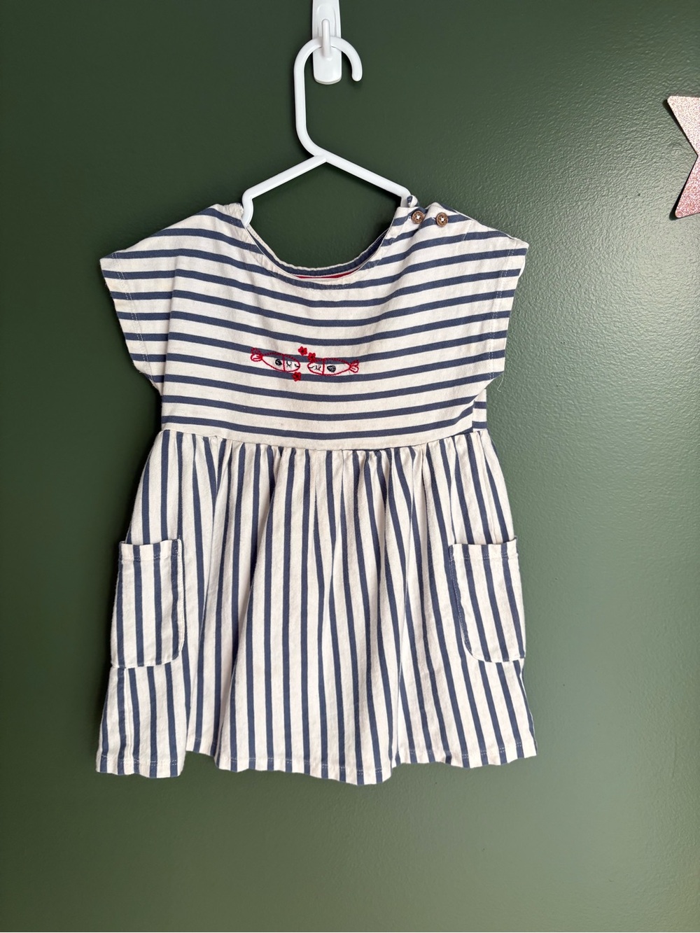 Souris Mini - French sailor stripped dress